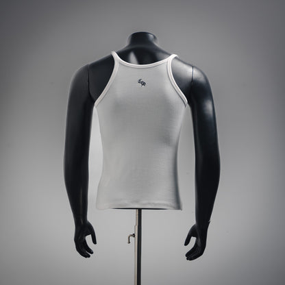 Chrome Hearts Bad Seed CH Embroidered Black Mini Rib Tank Top