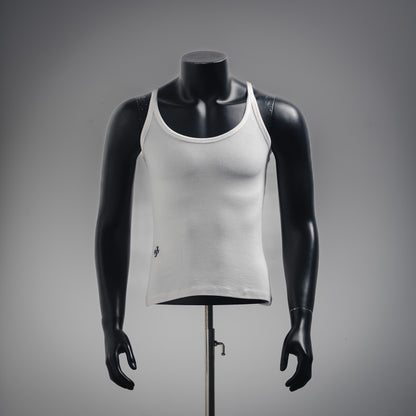 Chrome Hearts Bad Seed CH Embroidered Black Mini Rib Tank Top