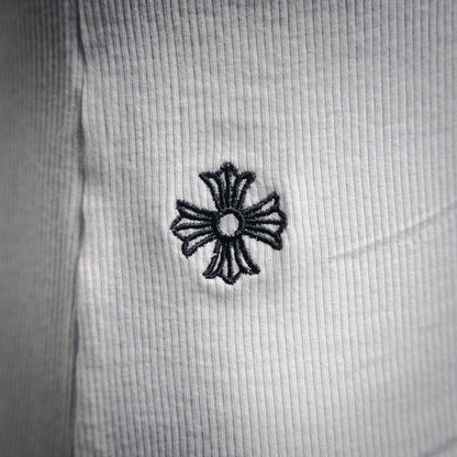 Chrome Hearts Bad Seed CH Embroidered Black Mini Rib Tank Top