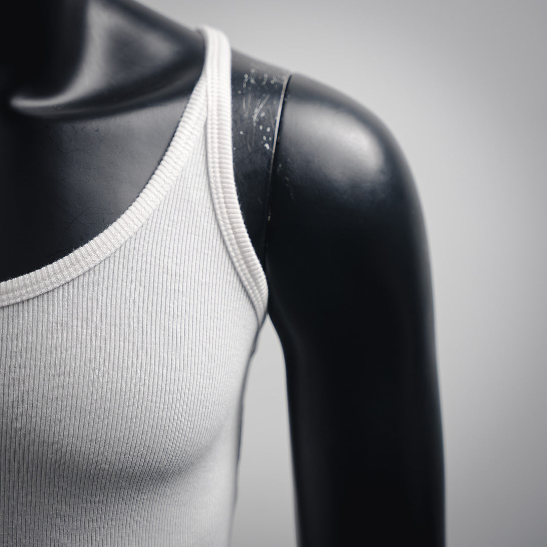 Chrome Hearts Bad Seed CH Embroidered Black Mini Rib Tank Top