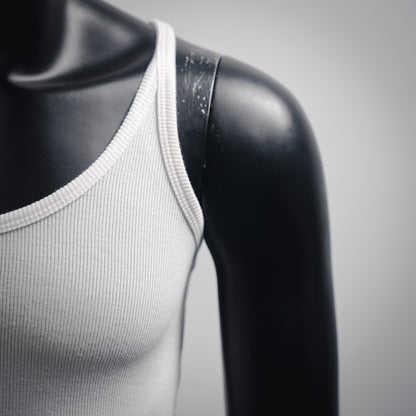 Chrome Hearts Bad Seed CH Embroidered Black Mini Rib Tank Top
