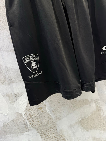 BALENCIAGA Automobili Lamborghini Men's Baggy Shorts "Black"