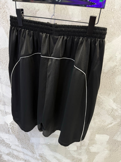 BALENCIAGA Automobili Lamborghini Men's Baggy Shorts "Black"
