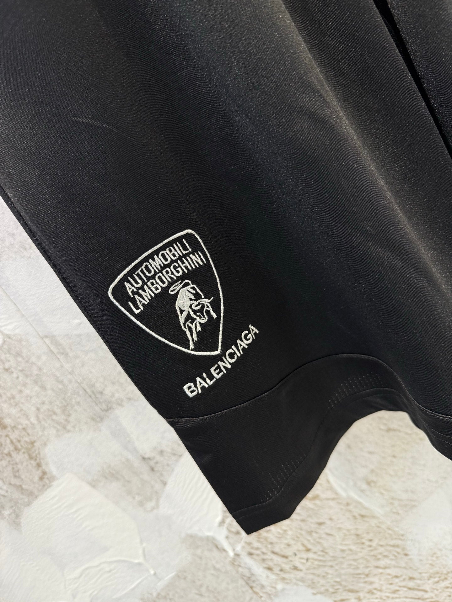 BALENCIAGA Automobili Lamborghini Men's Baggy Shorts "Black"