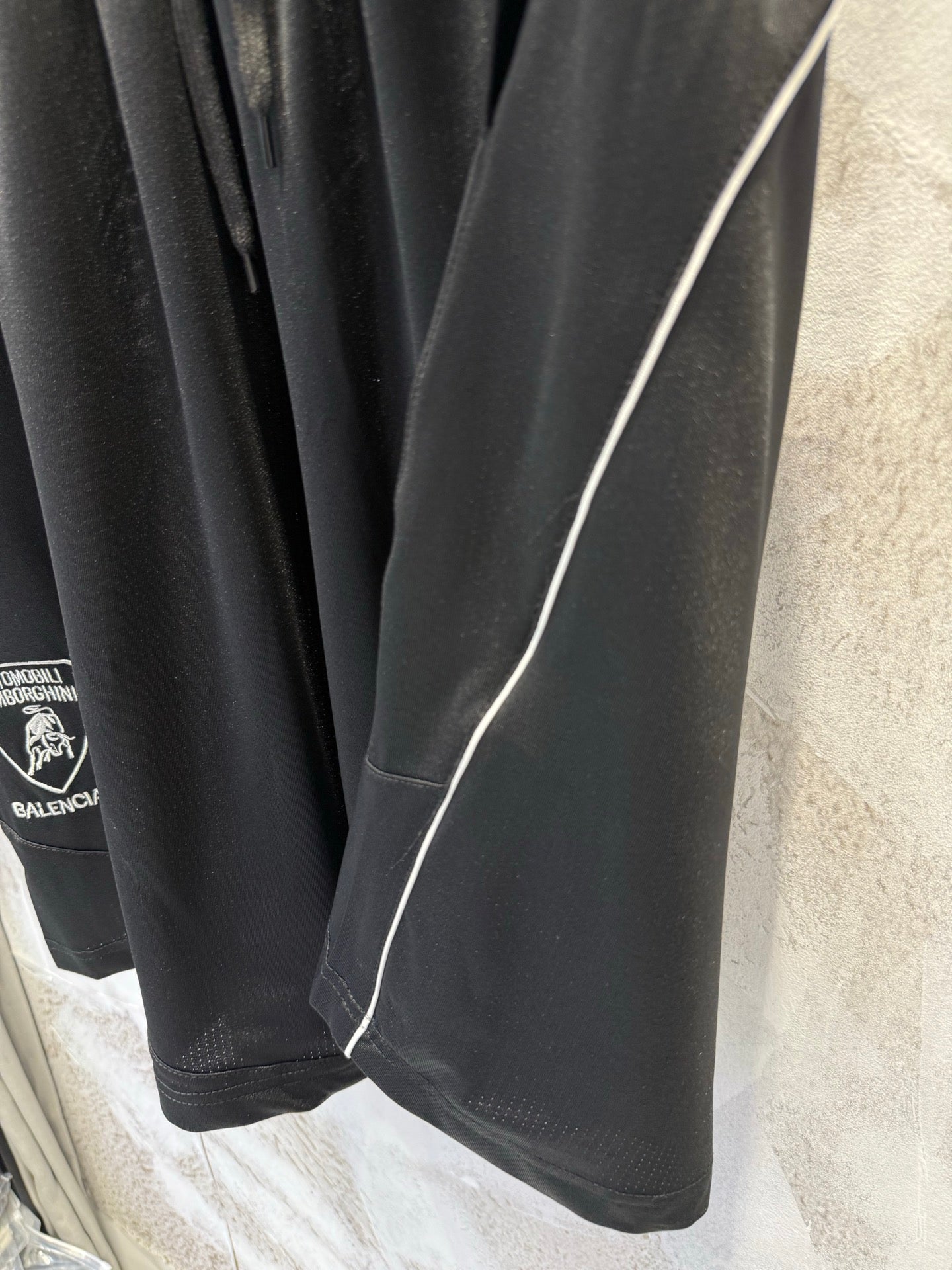 BALENCIAGA Automobili Lamborghini Men's Baggy Shorts "Black"