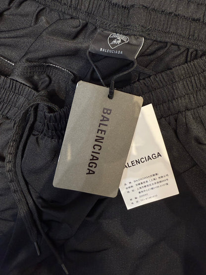 BALENCIAGA Automobili Lamborghini Men's Baggy Shorts "Black"