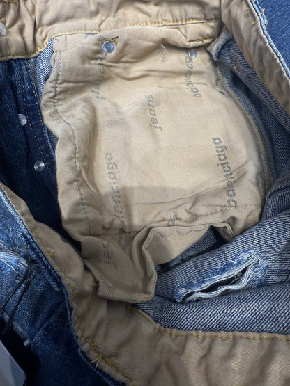 BALENCIAGA  Men's Baggy Pants in Blue