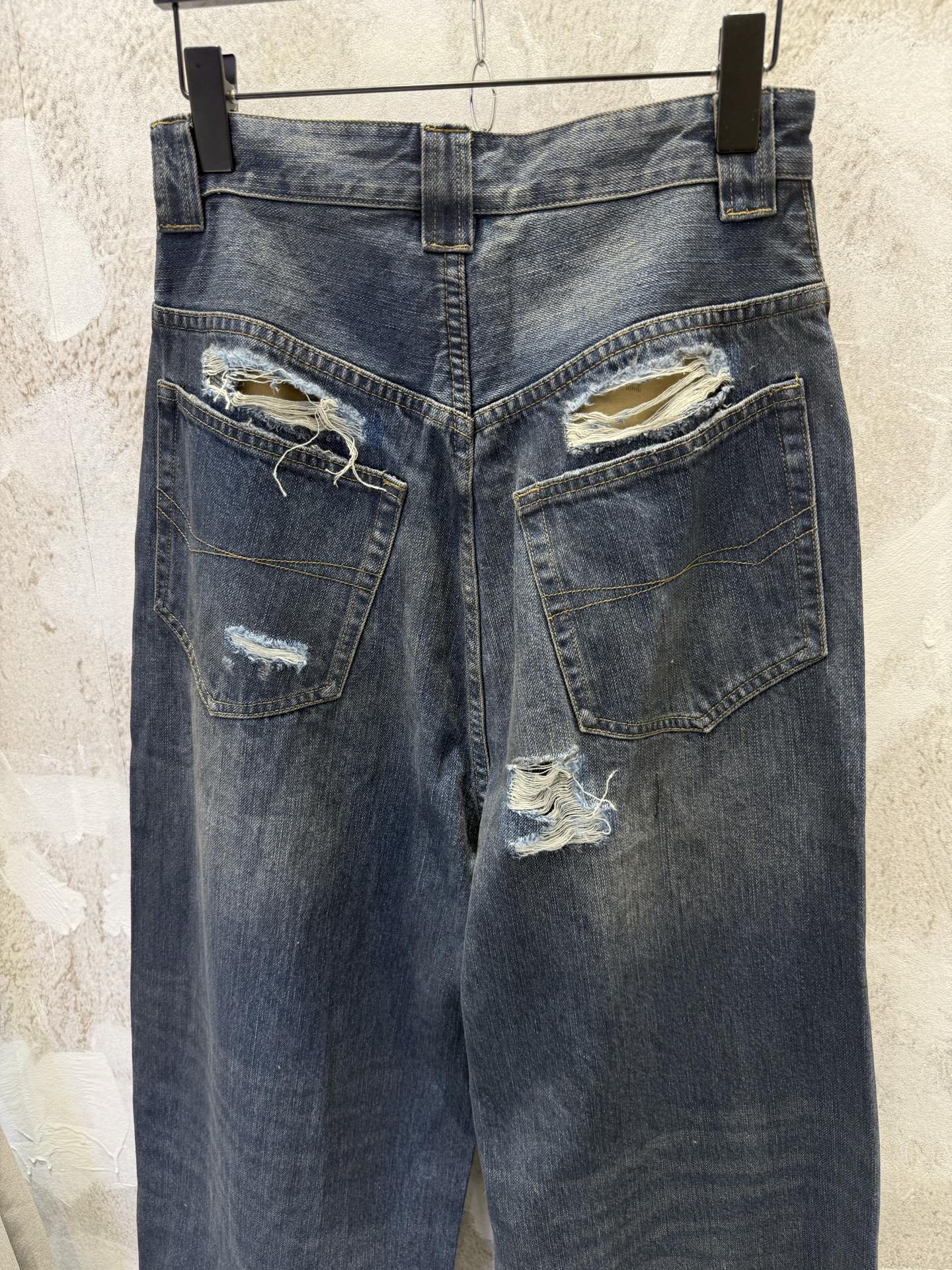 BALENCIAGA  Men's Baggy Pants in Blue
