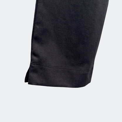 RICK OWENS DRAWSTRING SLIM LONG WOOL PANTS