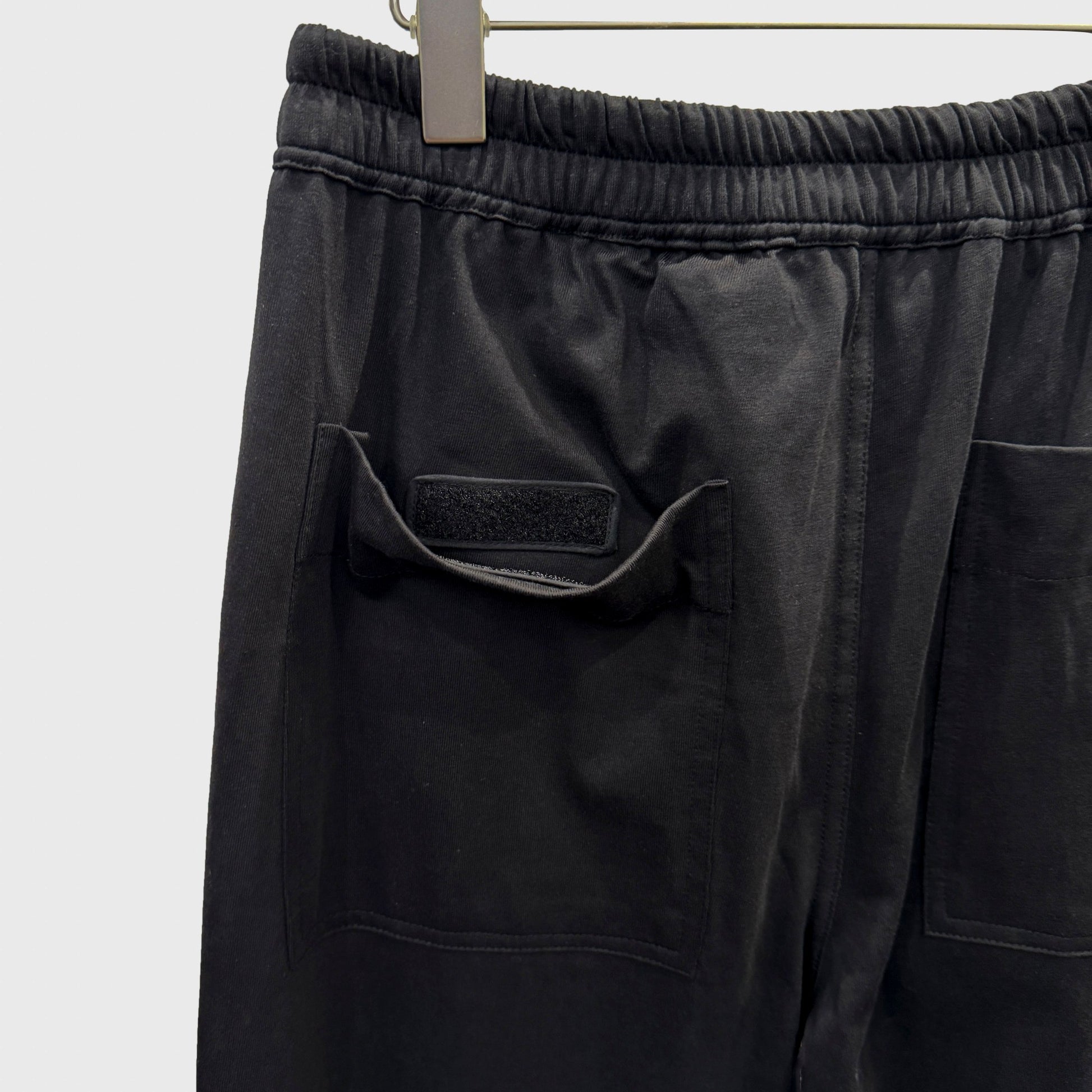 RICK OWENS DRAWSTRING SLIM LONG WOOL PANTS