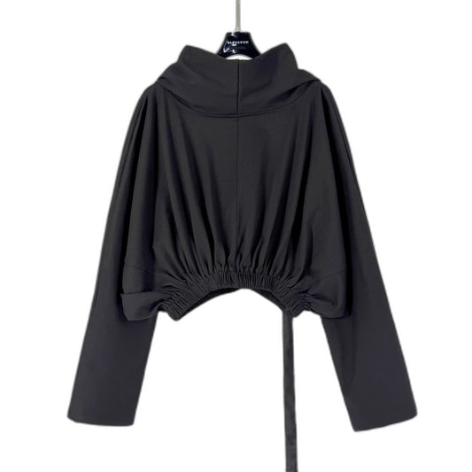 Rick Owens drkshdw Black drawstring hoodie