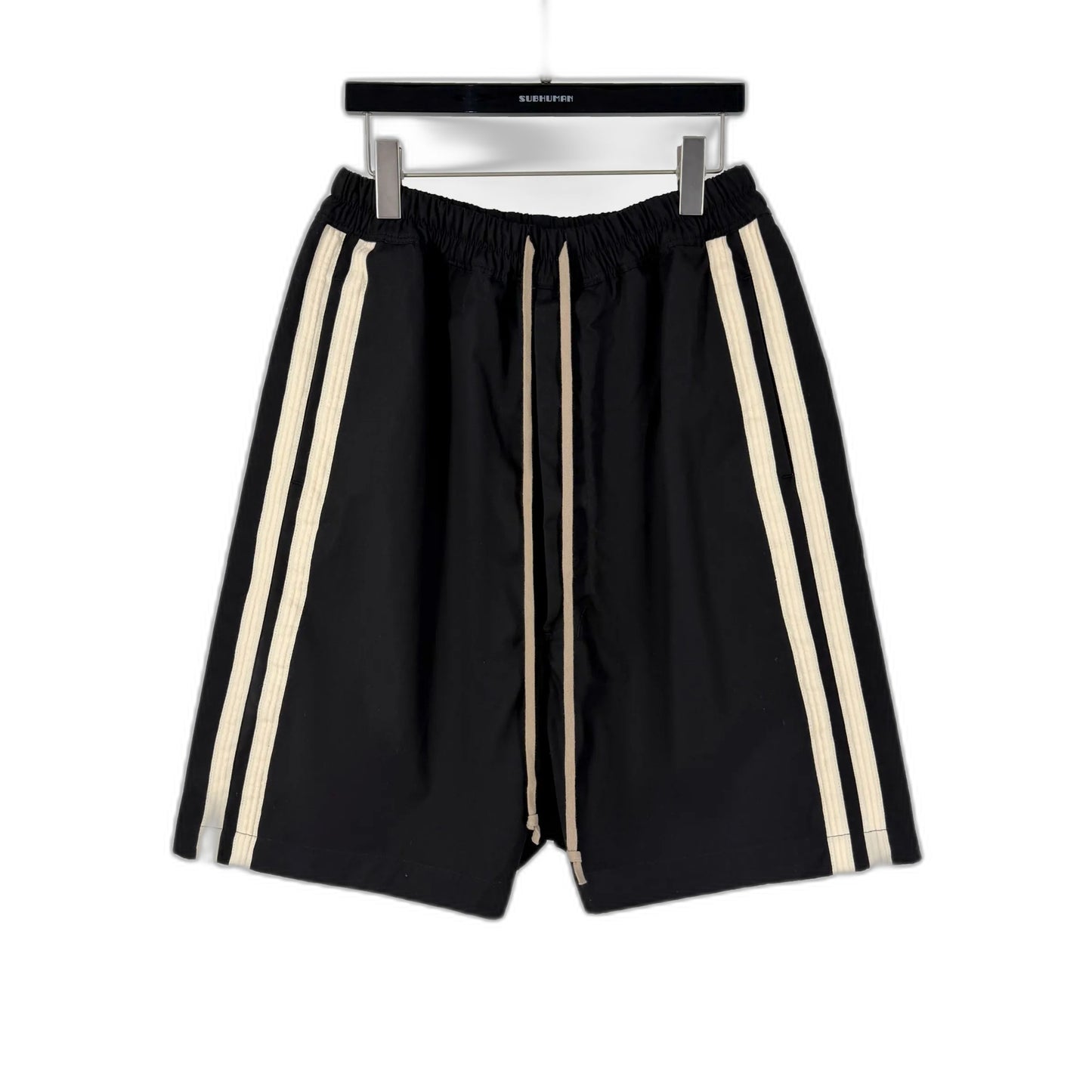 RICK OWENS Side Stripe Sarouel Half Pants