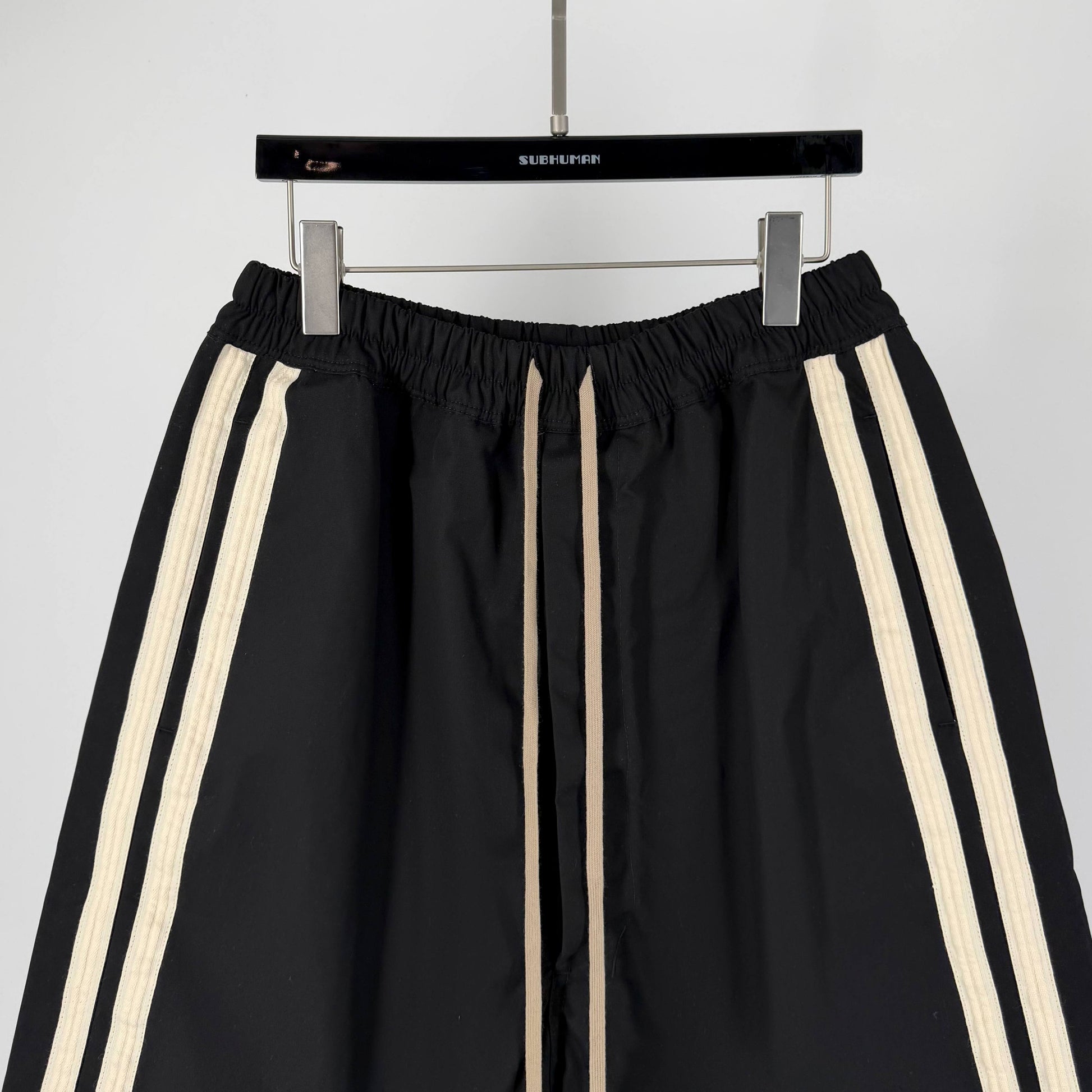 RICK OWENS Side Stripe Sarouel Half Pants