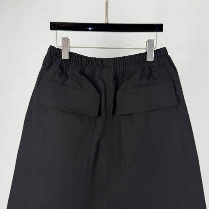 RICK OWENS Side Stripe Sarouel Half Pants