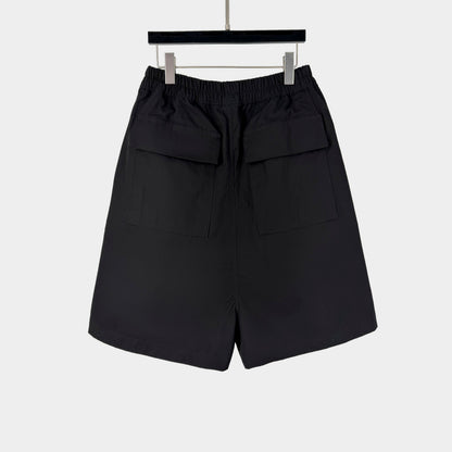 RICK OWENS Side Stripe Sarouel Half Pants