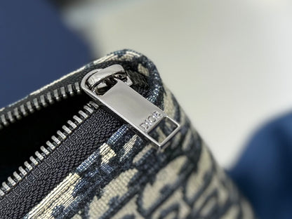 Dior Round zipper wallet
