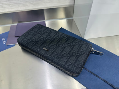 Dior Round zipper wallet