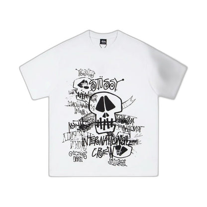 Stussy Skulls Tee Pigment Dyed "Natural"