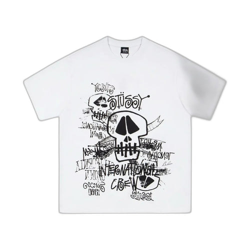 Stussy Skulls Tee Pigment Dyed "Natural"
