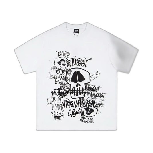 Stussy Skulls Tee Pigment Dyed "Natural"