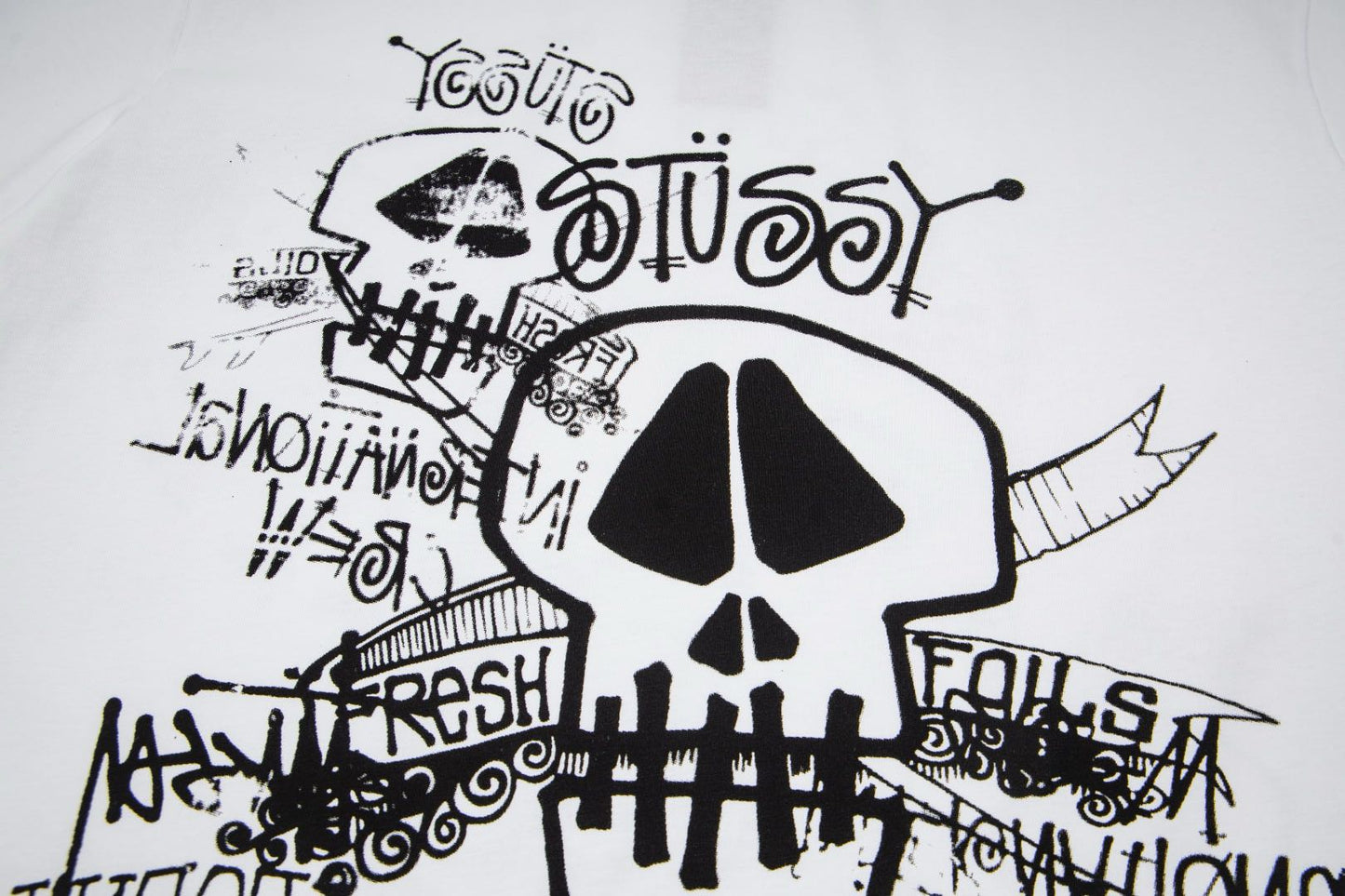 Stussy Skulls Tee Pigment Dyed "Natural"
