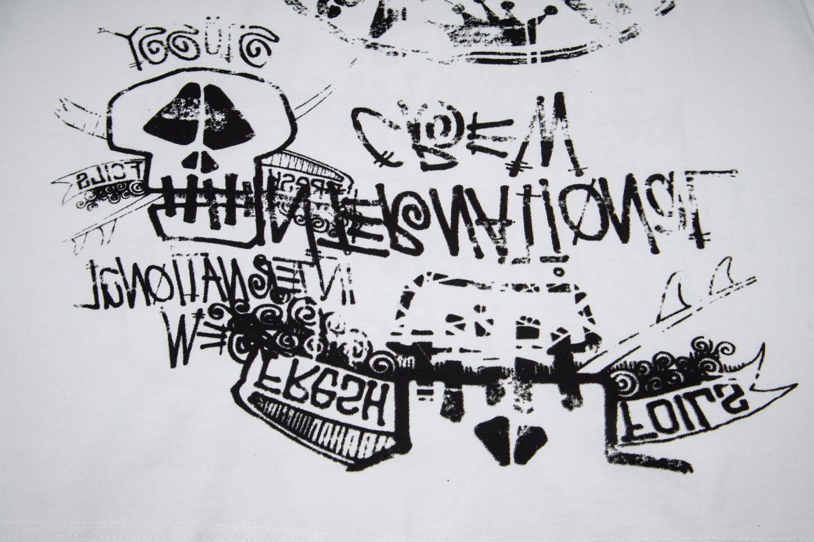 Stussy Skulls Tee Pigment Dyed "Natural"