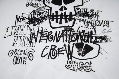 Stussy Skulls Tee Pigment Dyed "Natural"