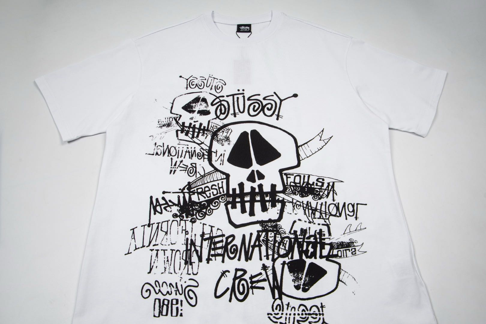 Stussy Skulls Tee Pigment Dyed "Natural"