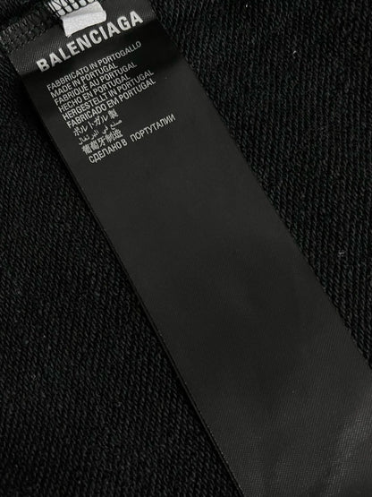Balenciaga New Black Oversized Hoodie