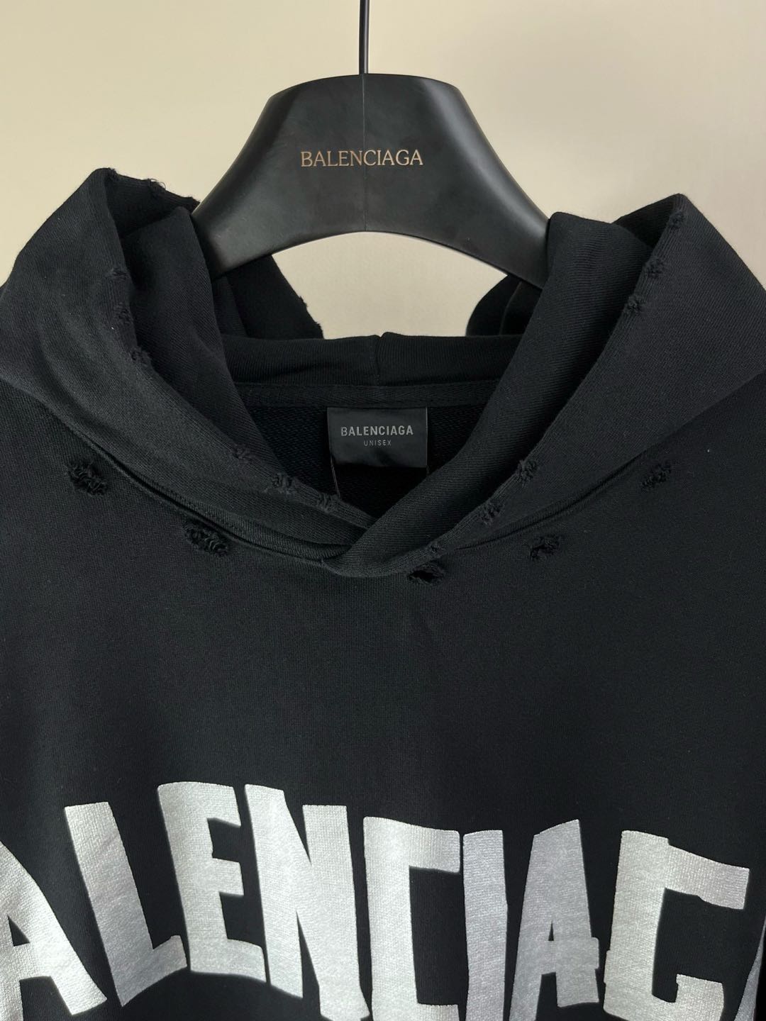 Balenciaga New Black Oversized Hoodie