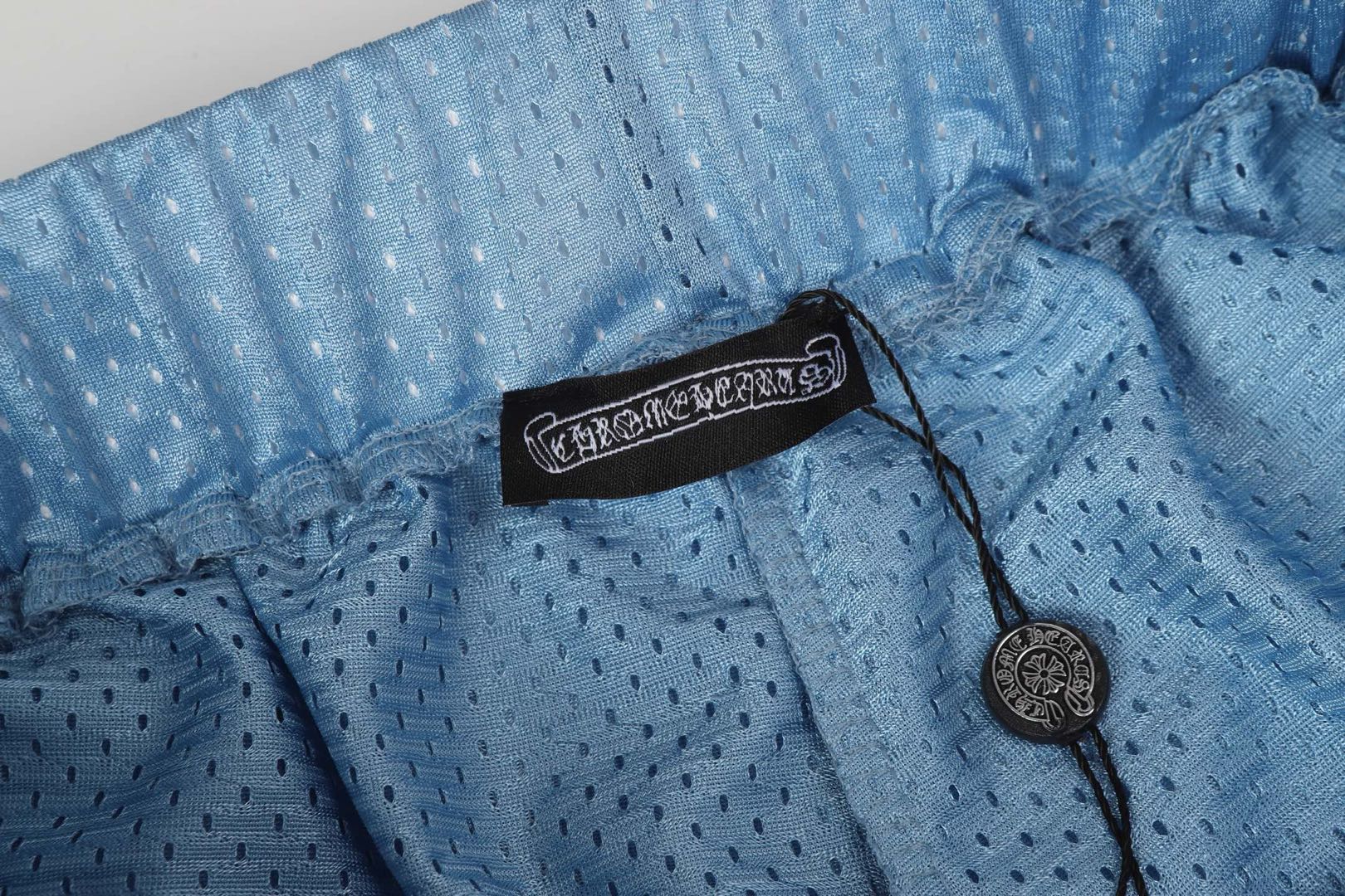 Chrome Hearts Mesh Varsity Shorts 'Blue'