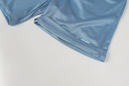 Chrome Hearts Mesh Varsity Shorts 'Blue'