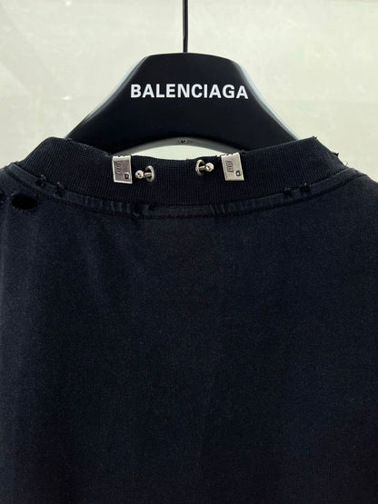 Balenciaga distressed short-sleeved T-shirt