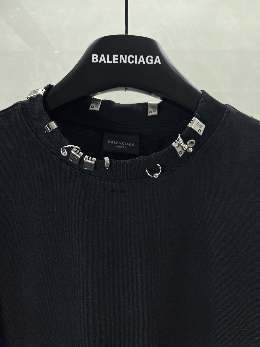 Balenciaga distressed short-sleeved T-shirt
