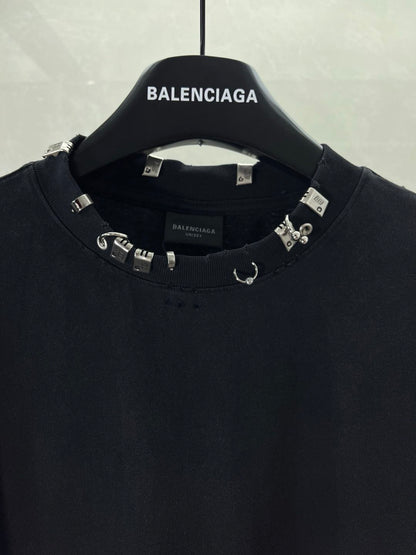 Balenciaga distressed short-sleeved T-shirt