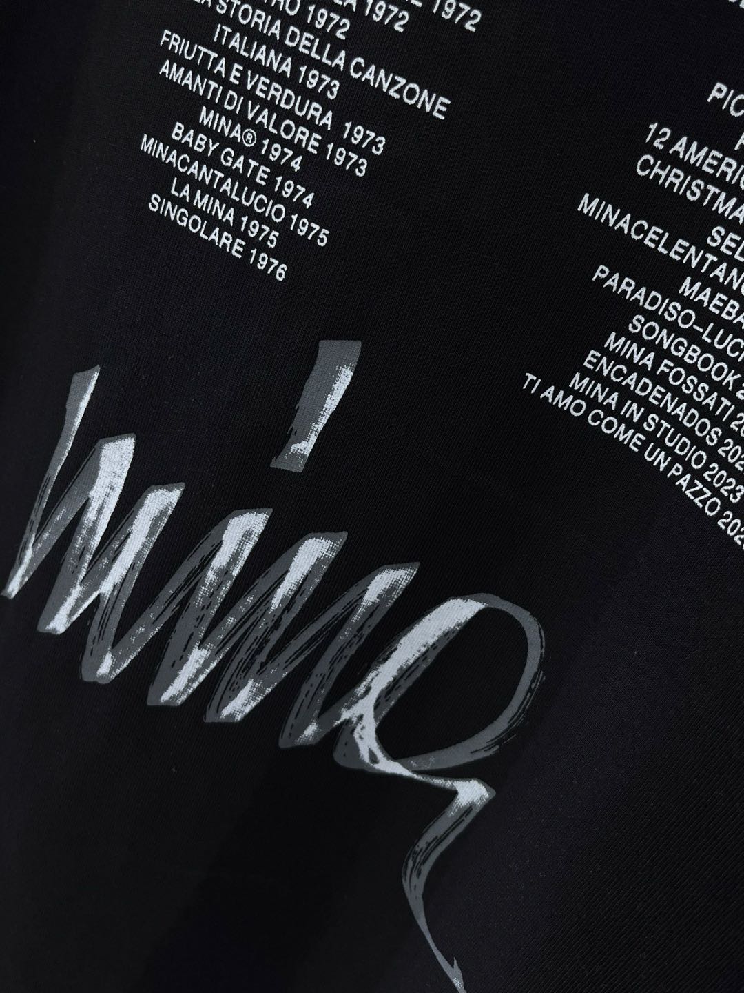 BALENCIAGA Music | Mina Series T-Shirt Oversized "Black/White"