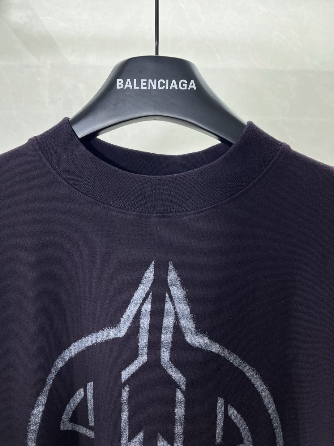 BALENCIAGA Dup Metal BB Stencil T-Shirt