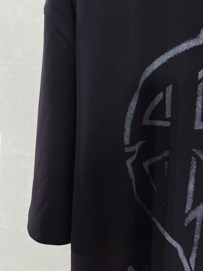BALENCIAGA Dup Metal BB Stencil T-Shirt