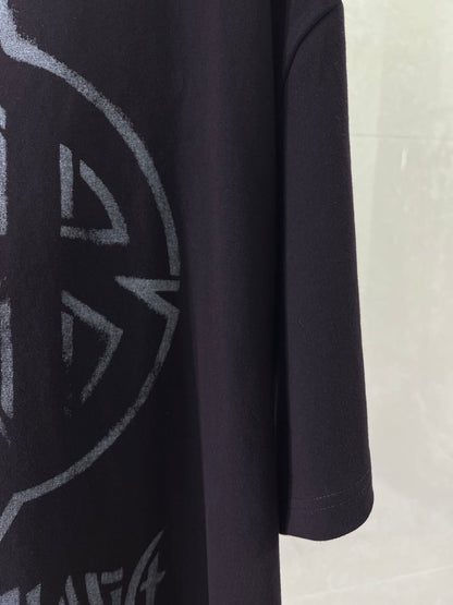 BALENCIAGA Dup Metal BB Stencil T-Shirt