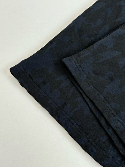 Chrome Hearts Cemetery Cross All Over Print Sweat Shorts "Black"