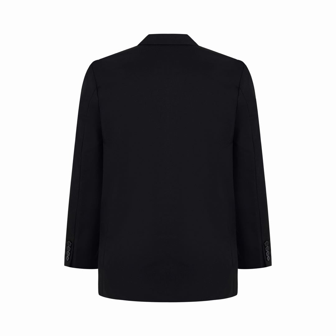 Balenciaga Men's Washed Jacket in Black