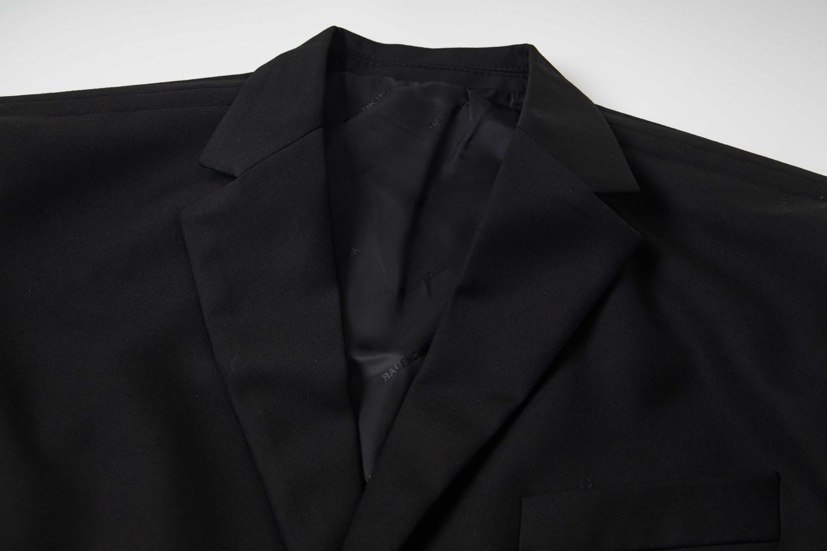 Balenciaga Men's Washed Jacket in Black