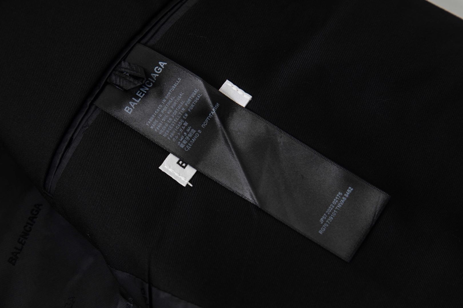 Balenciaga Men's Washed Jacket in Black