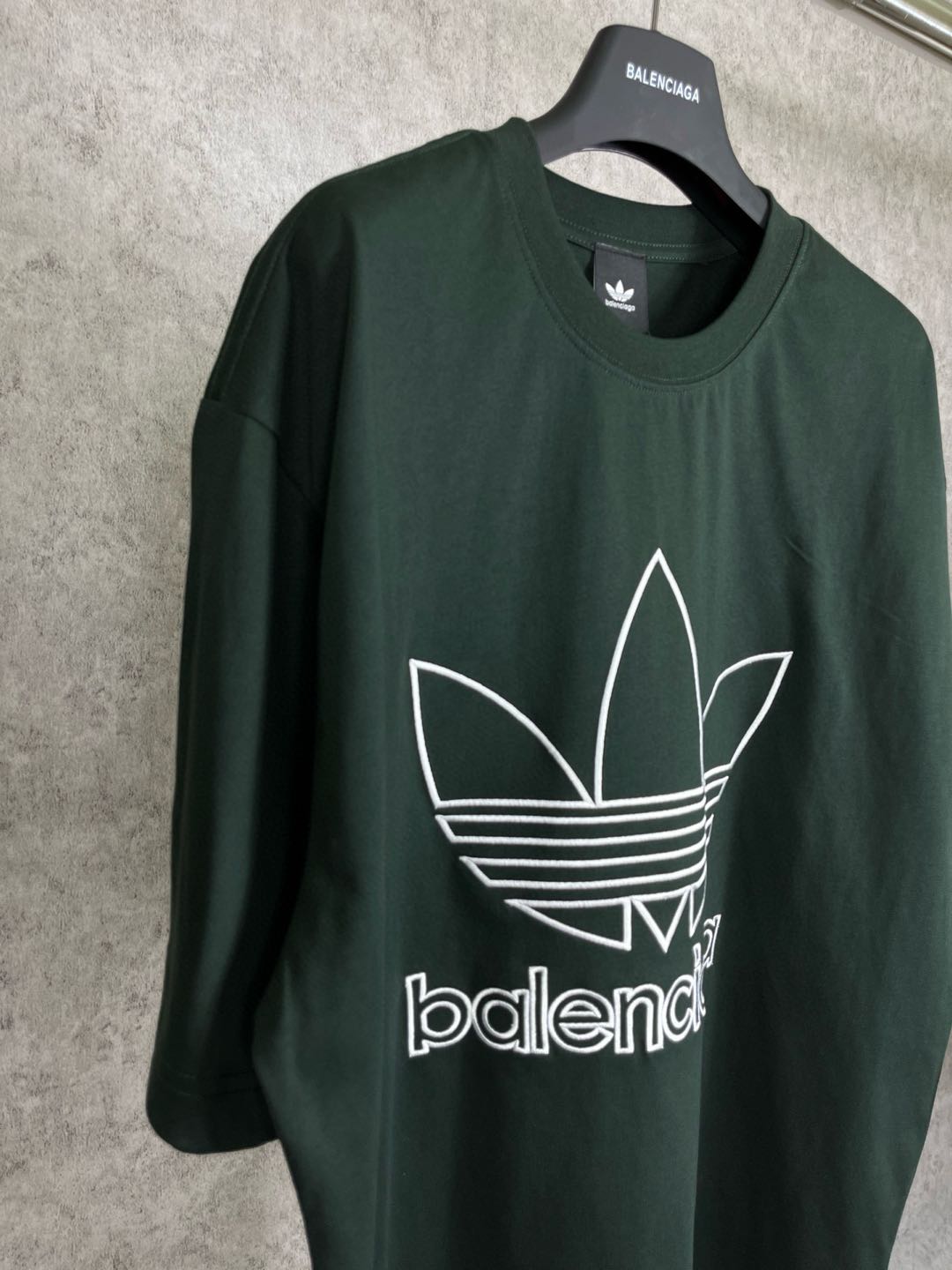 Balenciaga 24ss clover joint embroidery T-shirt