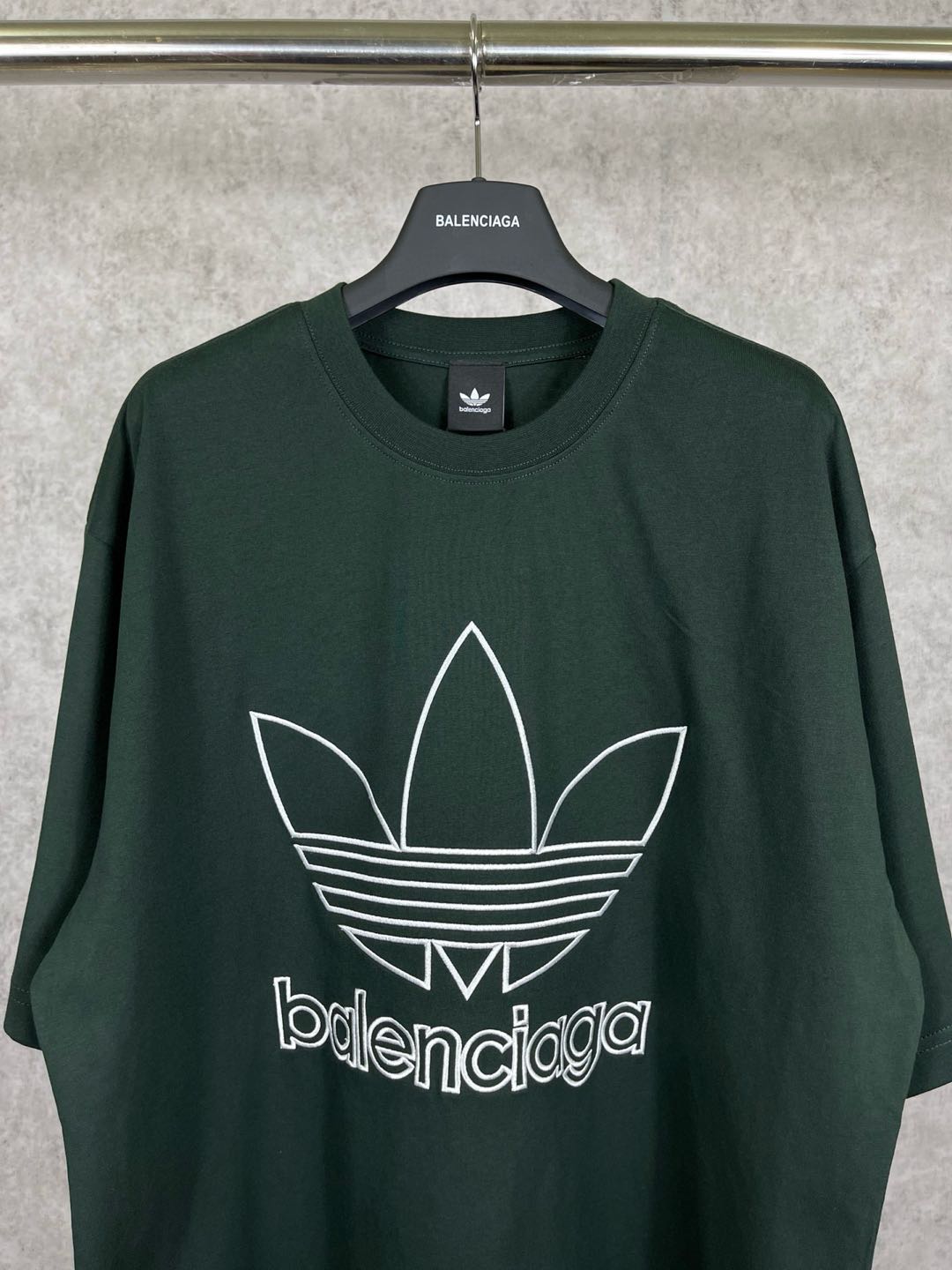 Balenciaga 24ss clover joint embroidery T-shirt