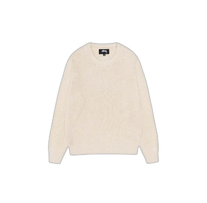 Stussy Surfman Icon Cotton Linen Crew Ivory