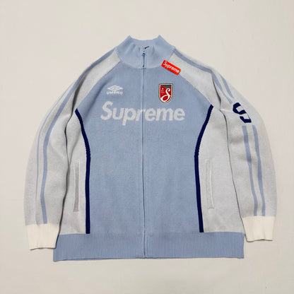 Supreme x Umbro Zip Up Sweater Purple 25SS