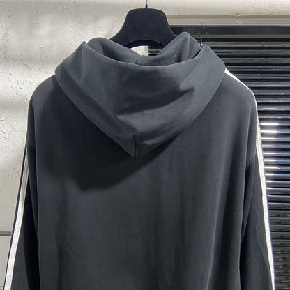 adidas BALENCIAGA Zip-Up Hoodie Small Fit "Black"