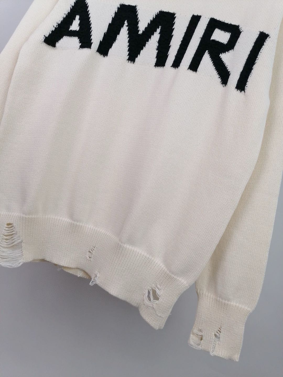 Amiri Destroyed effect sweater