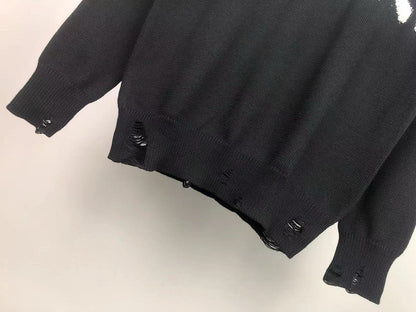 Amiri Destroyed effect sweater